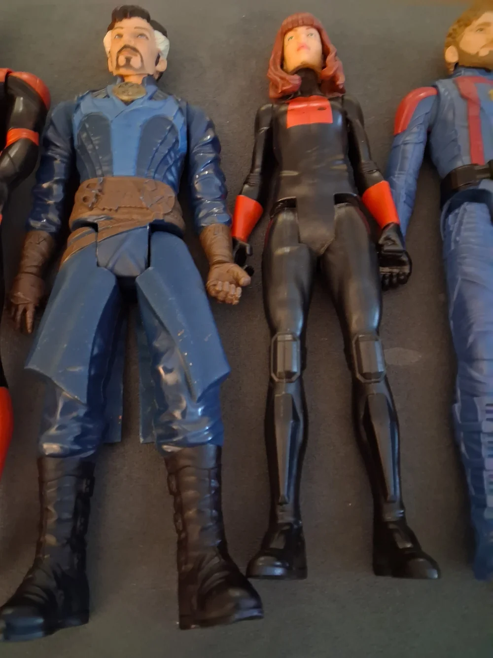 Marvel Action Figure Set - Red, Blue, Black